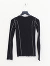 BASERANGE OMATOR Long-sleeved T-shirt BAS-TTOML-CR-AU25-MURANO NAVY (TTOML-WO-WI24)